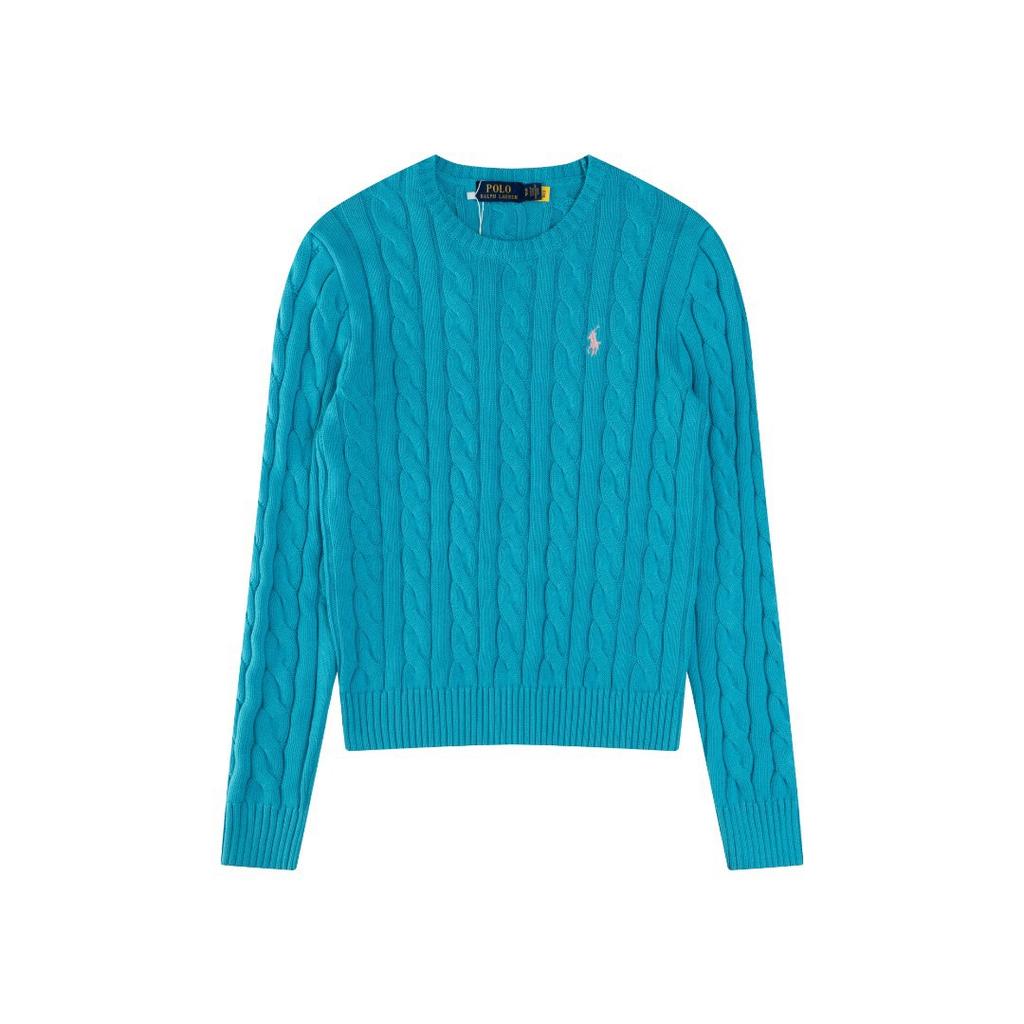 ZYLLO Classic Knitted Round Neck Sweater Embroidered Autumn Winter Trendy New Sweater