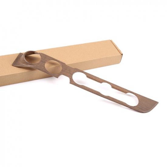 ABS Wood Grain Air Condition Panel Trim Cover For Toyota Tacoma 16-23