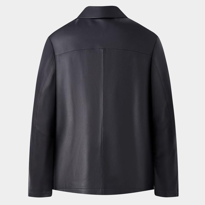 Shanshan Men's Business Casual Genuine Leather Jacket