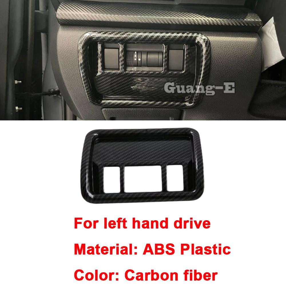 For Subaru Crosstrek XV  2024 2025 Car ABS Shift Knob Armrest Box Cover Light Switch Vent Outlet Frame Trim Body Accessories