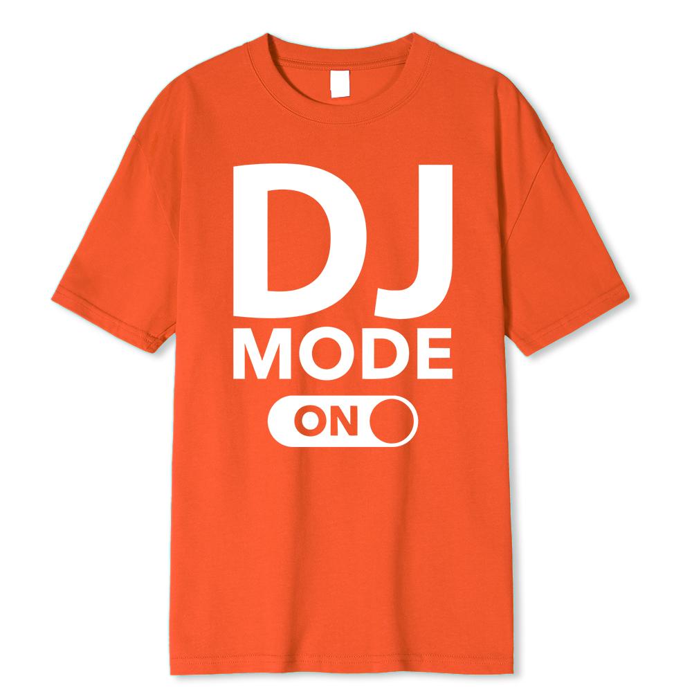 Oversized t-Shirt Summer Men Women Dj Mode Print Cotton Tees Style Short Sleeve Harajuku Dj Printed Casual Tshirt Male