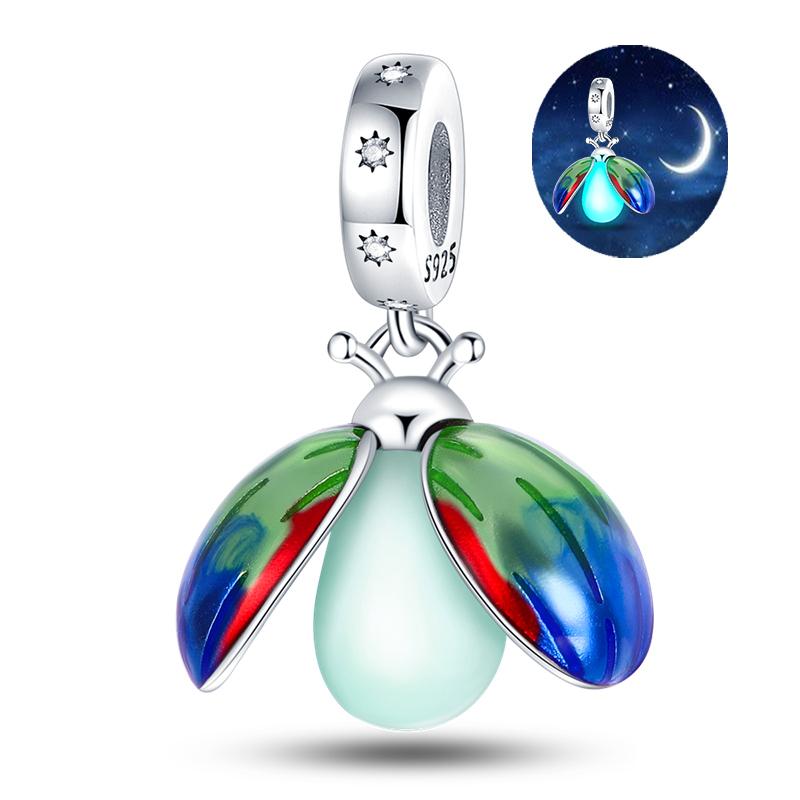 Strawberry Charm Avocado Beads For Original Brand 3Mm Copper Bracelet Women Diy Making Jewelry Gift