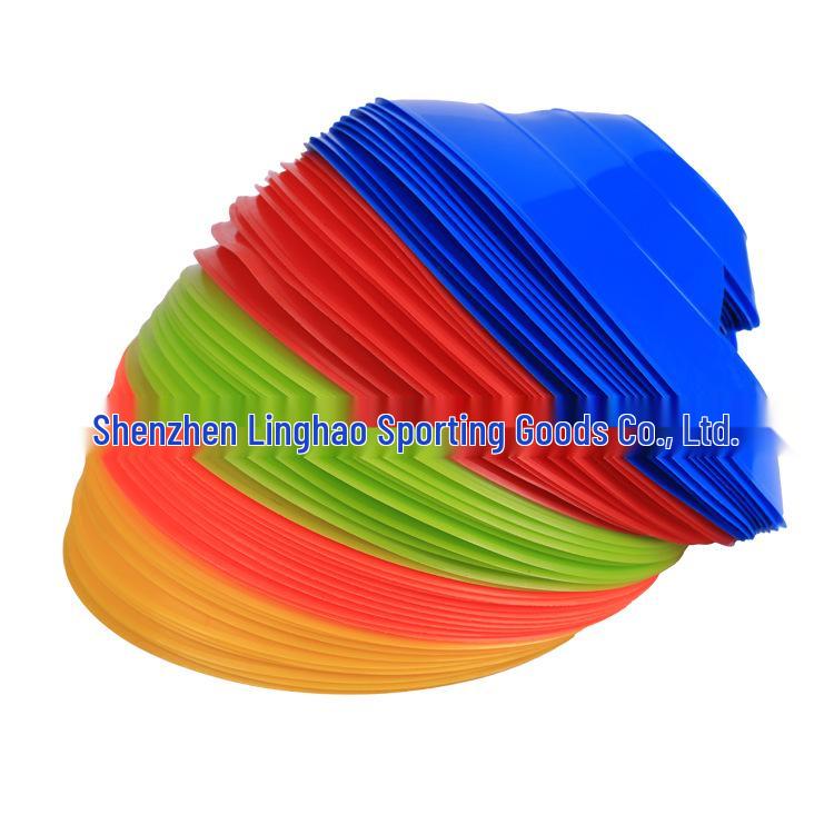 Sports Training Marker Discs: Hollow Round Hole Ground Cones for Football and Basketball