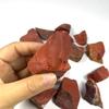 Red Jasper Crystal Rough Stone Handcrafted Incense and Aroma Diffuser, Demagnetizing Stone for Fish Tanks, Flower Pots, and Decorative Use.