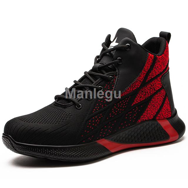 Work Boots Steel Toe Safety Shoes Men Women Work Shoes Sneakers Lightweight  Anti-Puncture Safety Shoes Men Indestructible Boots