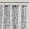 Printed Seersucker Shower Curtain