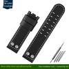 For Hamilton Khaki Field H78646733 H78626583 Metal Rivet Watchband 22 24mm Leisure Business Genuine Leather Watch Strap Bracelet