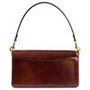 Coach Tabby 26 Gold Hardware Detachable Shoulder Strap Smooth Leather Handy Crossbody Shoulder Bag Medium Women's Dark Brown