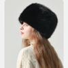 Autumn and winter furry basin hat versatile, warmth and cold protection, thick big head circumference for face enhancement, small plush bucket hat