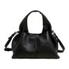 Hot Selling Women's Bags, Cloud Bags, Lychee Patterned Soft PU Handbags, Fashionable and Versatile Solid Color Single Shoulder Crossbody Bags