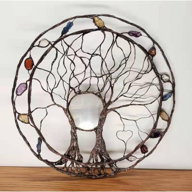 Circle of Life Metal Tree Wall Art 25x25 CM