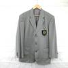 Dolmen/Loro Piana Fabric Tailored Jacket/L/Gray/Single/3 Buttons/Patch