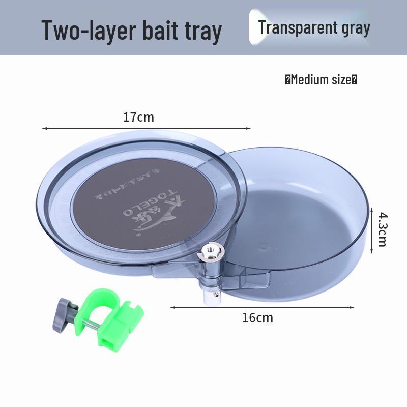 Magnetischer Köderbehälter & Erdspieß: Starke Drahtziehhilfe & loser Grundfutterbehälter für Angelstühle
