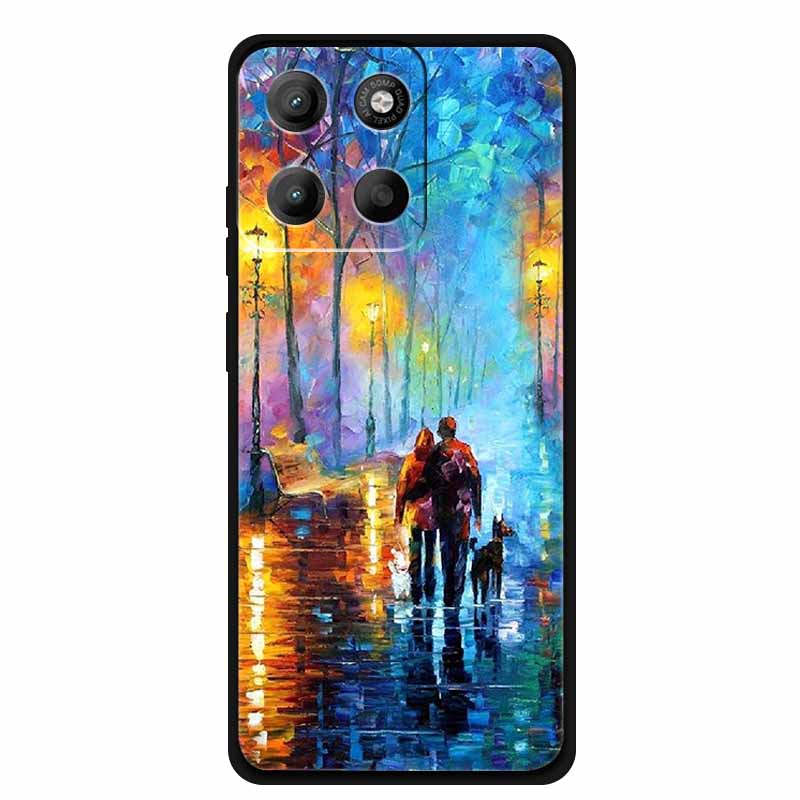 For Motorola Moto G15 4G Case G15Power 2025 New Fashion Black TPU Shockproof Phone Cases For Moto G15 Power Etui Fundas MotoG15