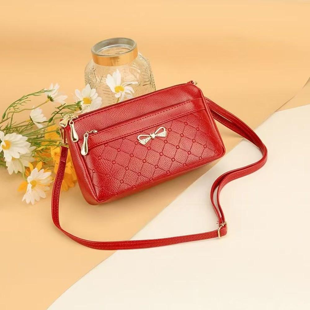 

Portable Handbag Women s Bags PU Leather Large Capacity Shoulder Bag Solid Color Crossbody Bag Female