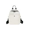 Schoolbag Solid Color Backpack Women's 1011 New Lightweight Large Capacity School Bag Versatile Nylon Travel Bag Commuter Small Backpack