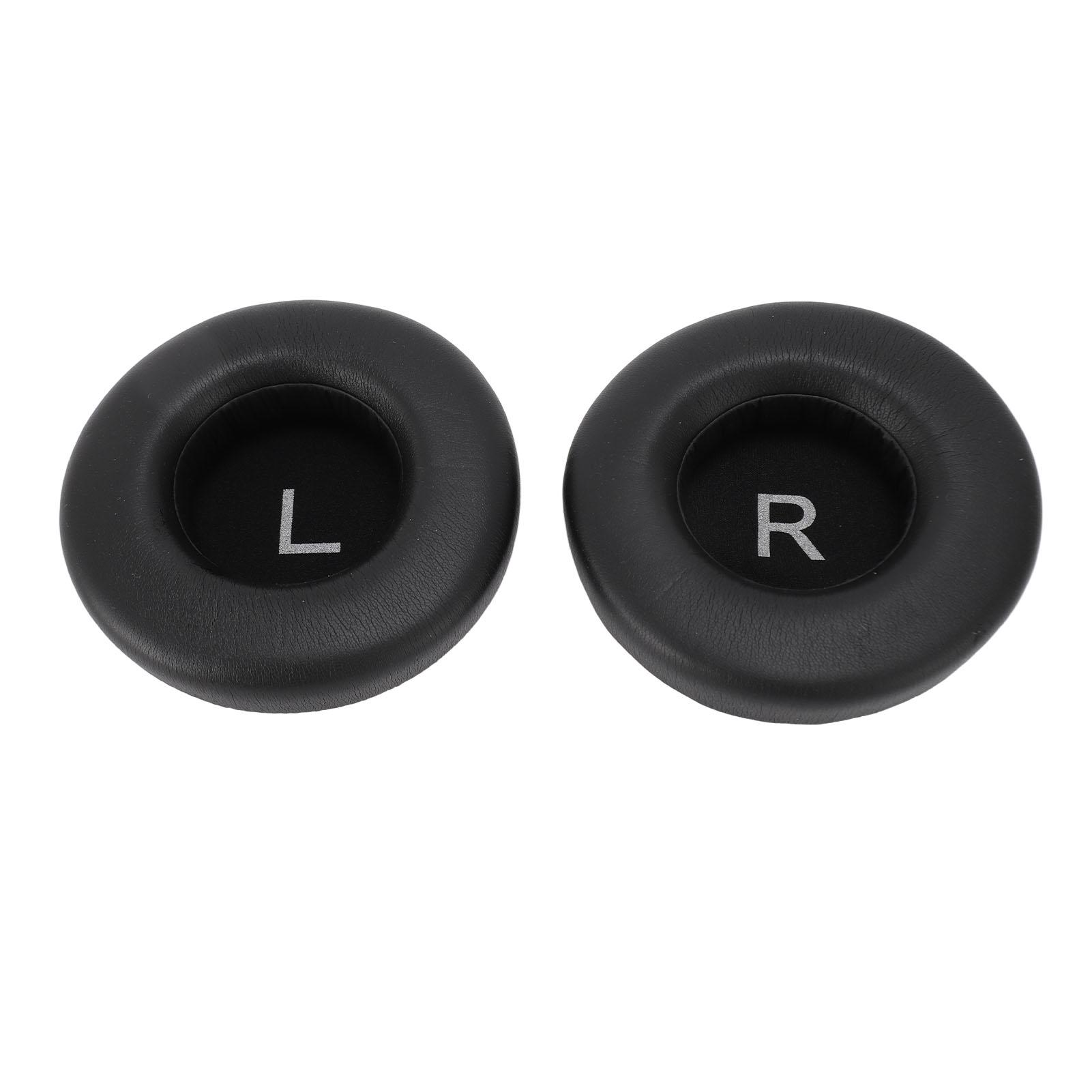 

1 Pair Hdset r Pads PU Lther Soft Sponge Thick Flexible Smoothing r Cushions for Hdset Repair Replacement