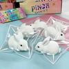 Mini Rabbit Squishy Toy 1PC, Cute Slow RiseStressBall, Desk Decor Office Fidget, Classroom Prize Easter Christmas Valentine Gift
