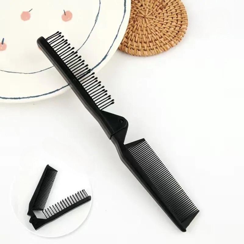 2 In 1 Portable Folding Hair Comb Head Massage Hair Comb Anti Static Hairdressing Tools for Women Professional Hair Styling Tool