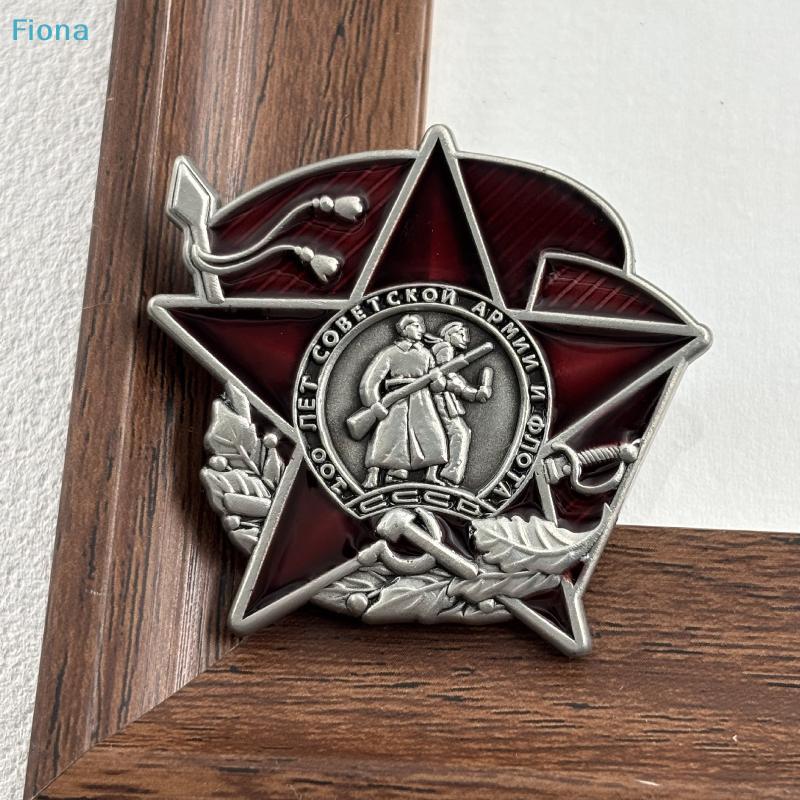 Sovjet-Unie Insigne Voor De 100ste Verjaardag Van De Oprichting Van De Rode Marine Grote Vijfpuntige Ster Vintage