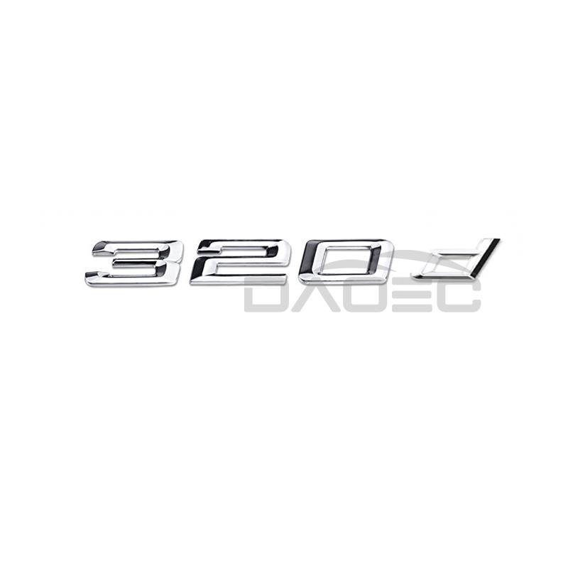 

Car 3D ABS Trunk Letters Logo Badge Emblem Decals Sticker For BMW 3 series 320d 325d 328d 330d 335d E46 E90 E91 F30 F31 F34 G20