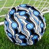 Pallone Calcio a 5 Indoor Napoli FC Taglia 5 Colorato Per Tutte le Età Cucito a Macchina PVC Pronto per la Competizione Resistente Alto Rimbalzo