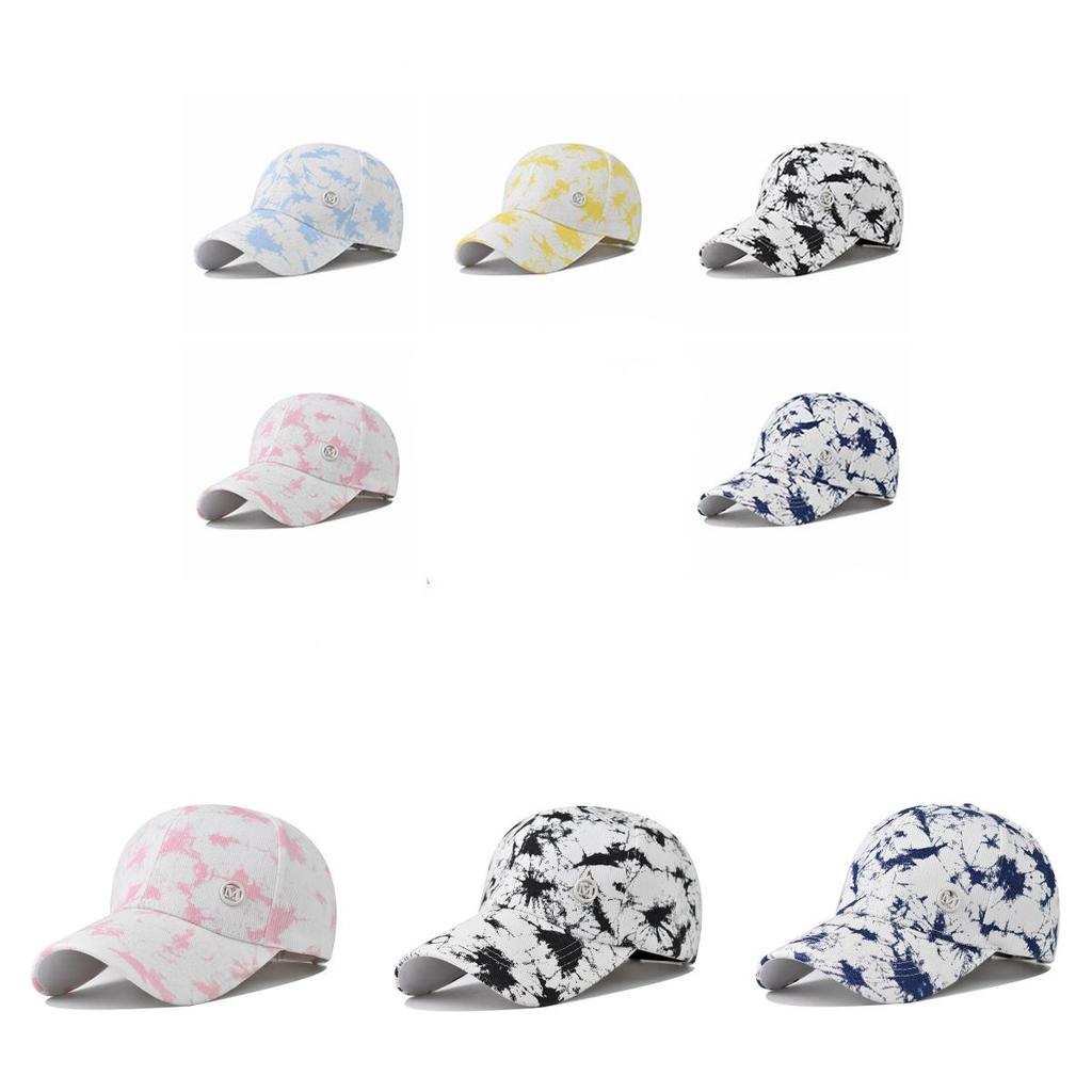 Graffiti Cotton Baseball Cap Embroidery Duck Tongue Hat Outdoor Sun Hat Wholesale