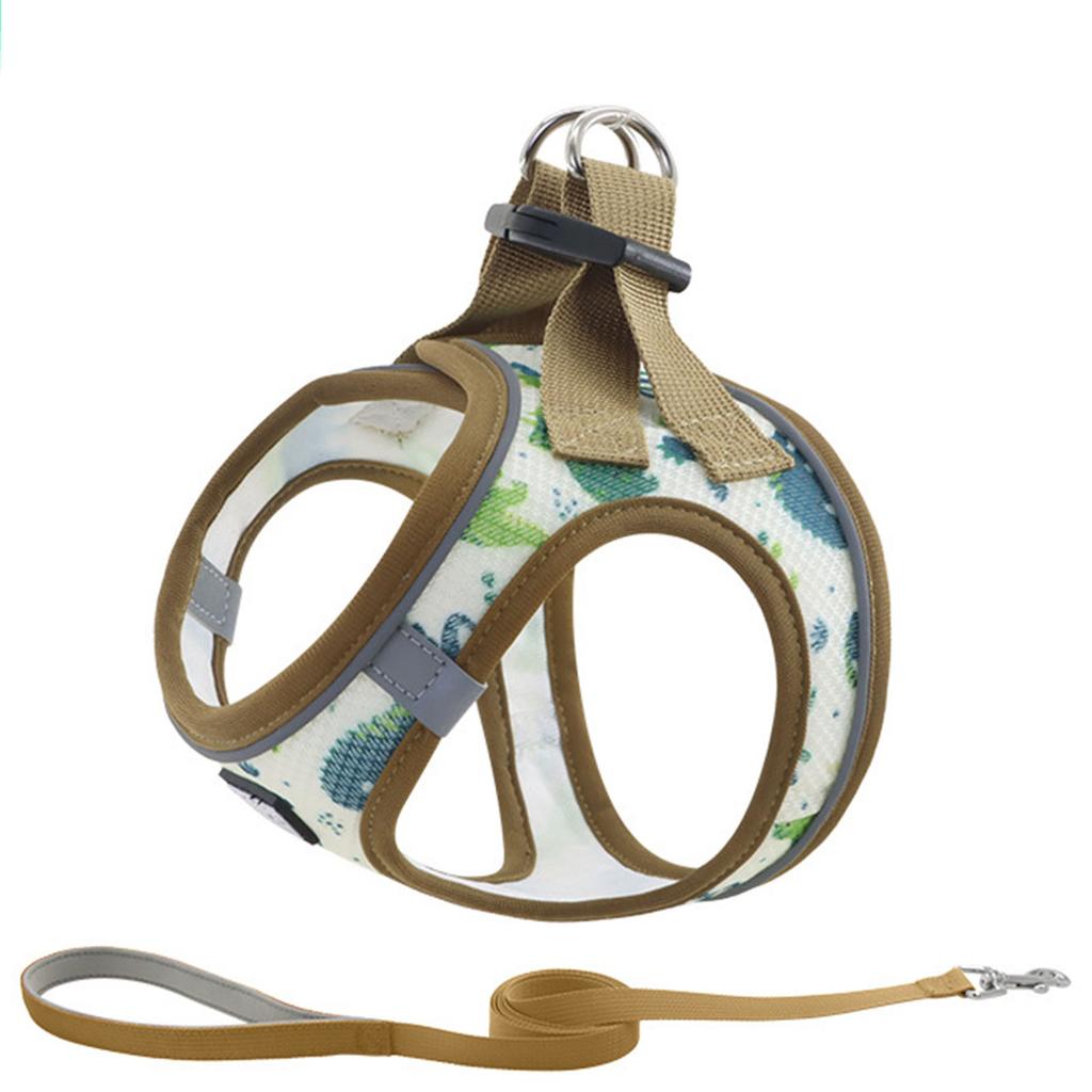 Reflektierende, bequeme und atmungsaktive Hundeleine für Brust und Rücken