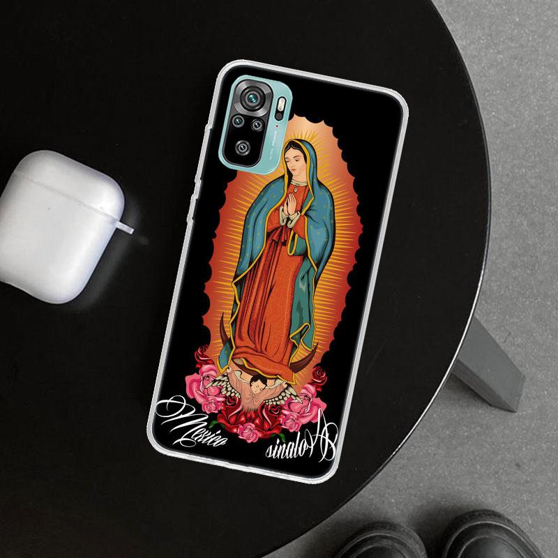 Virgin De Guadalupe Mary Phone Case Cover for Xiaomi Redmi Note 15 14 13 12 11 Pro Plus 14S 12S 11S 11T 11E 10S 10 Customized Fu