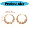 Stylish Butterfly Circle Earrings Drop Earrings Comfortable Ear Jewelry Alloy Texture Suitable for Daily and Party Wear