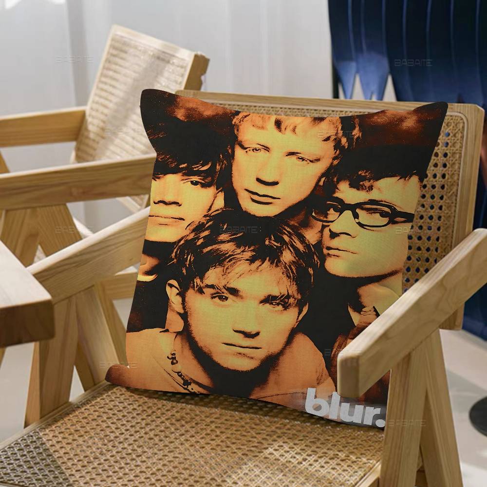 B-Blur Rock Roll Band Cushion Cover Pillow Cover Decor Pillowcase Printed Cushion Case For Couch