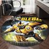 1pc Bumblebee2 Design Printed Area Round Carpet for Bedroom Living Room Home Decor Rugs Mat Non Slip Mat Rug for Bedside
