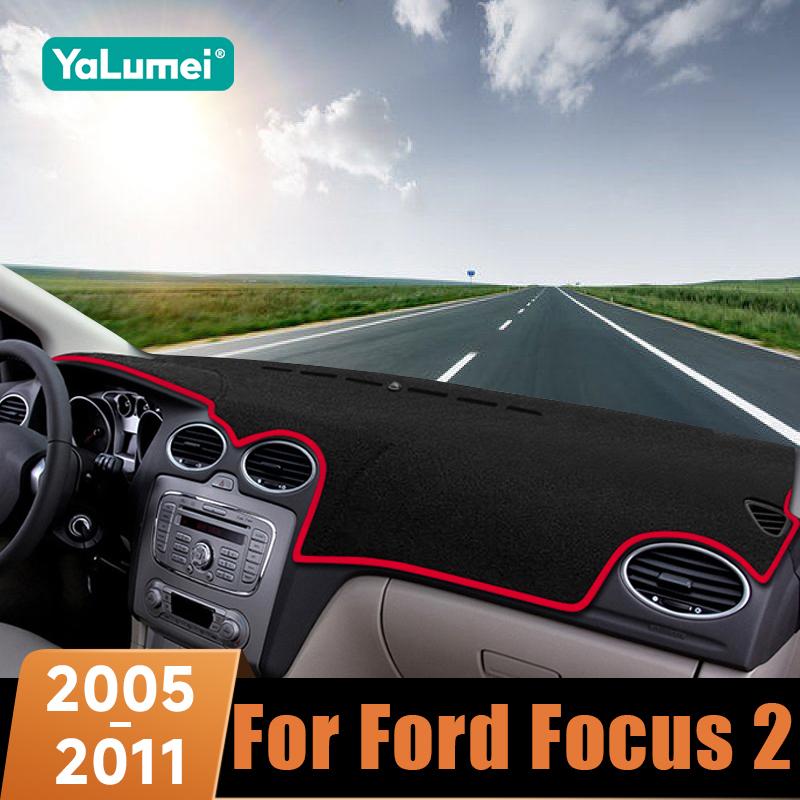For Ford Focus 2005 2006 2007 2008 2009 2010 2011 Car Dashboard Anti-UV Cover Sun Protection Mat trument Panel Anti-Glare Pad