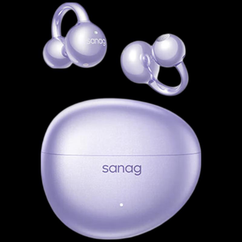 Saina S7S AI Open-Ear Bluetooth Clip-On Headphones