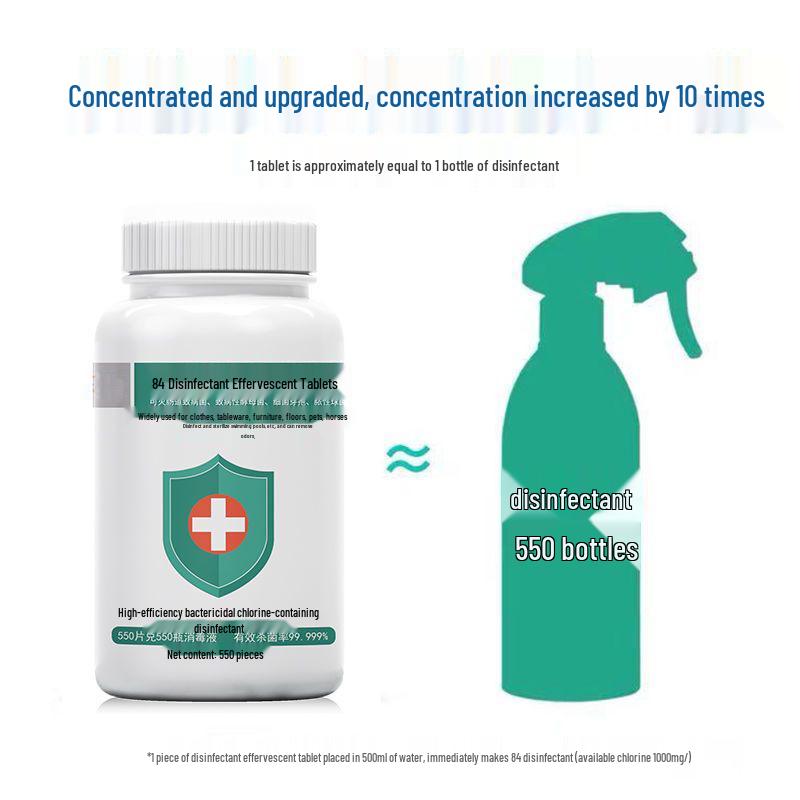 

Хлорные дезинфицирующие шипучие таблетки для дома, одежды, мест для животных и чистки туалета