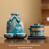 Xunyi Outdoor Vintage Ceramic Portable Teapot Set