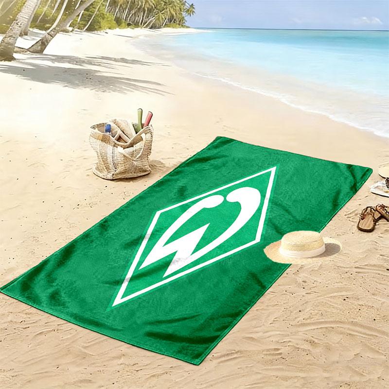 SV Werder Bremen2 Print Strandtuch, Großes Weiches Schnelltrocknendes Handtuch für Strand Camping Schwimmen
