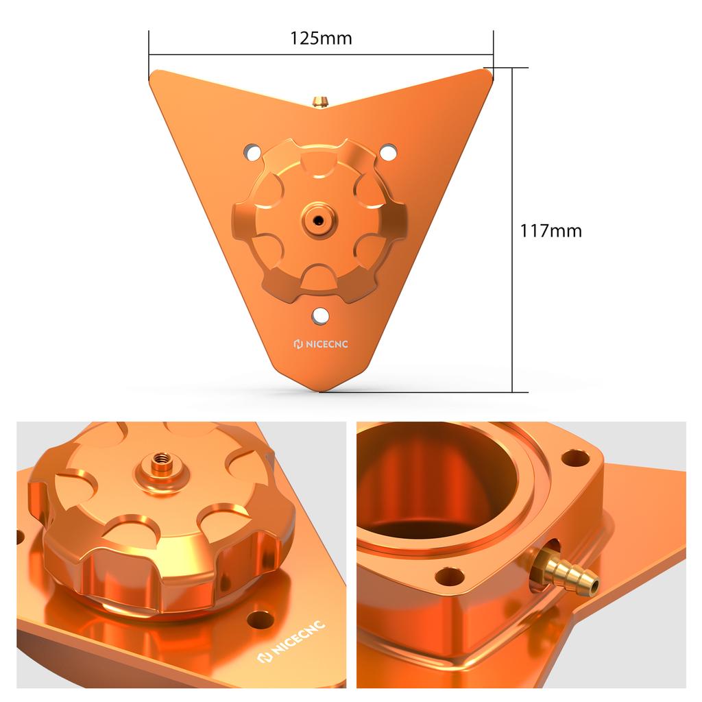 NICECNC Pour KTM 690 SMC SMCR Enduro R Enduro 690 2008-2018 Couvercle de Bouchon de Réservoir d'Essence Huile Accessoires de Goulot de Remplissage de Carburant