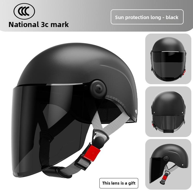 Electric Car Helmet Men and Women Cute Half Helmet