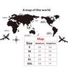 1Pc World Map Wall Stickers Acrylic Creative 3D TV backdrop Wallpaper Decoration Home Living Room Office Interior Decorative
