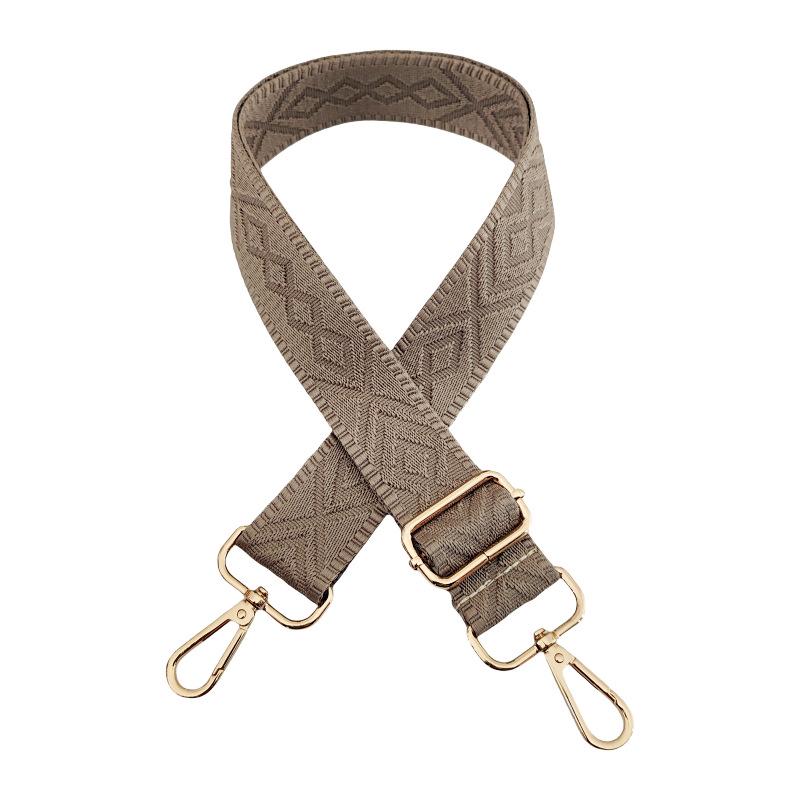 3,8 cm Diamantprydd Enfärgad Bred Axelrem/Axelremsväska för Väskor