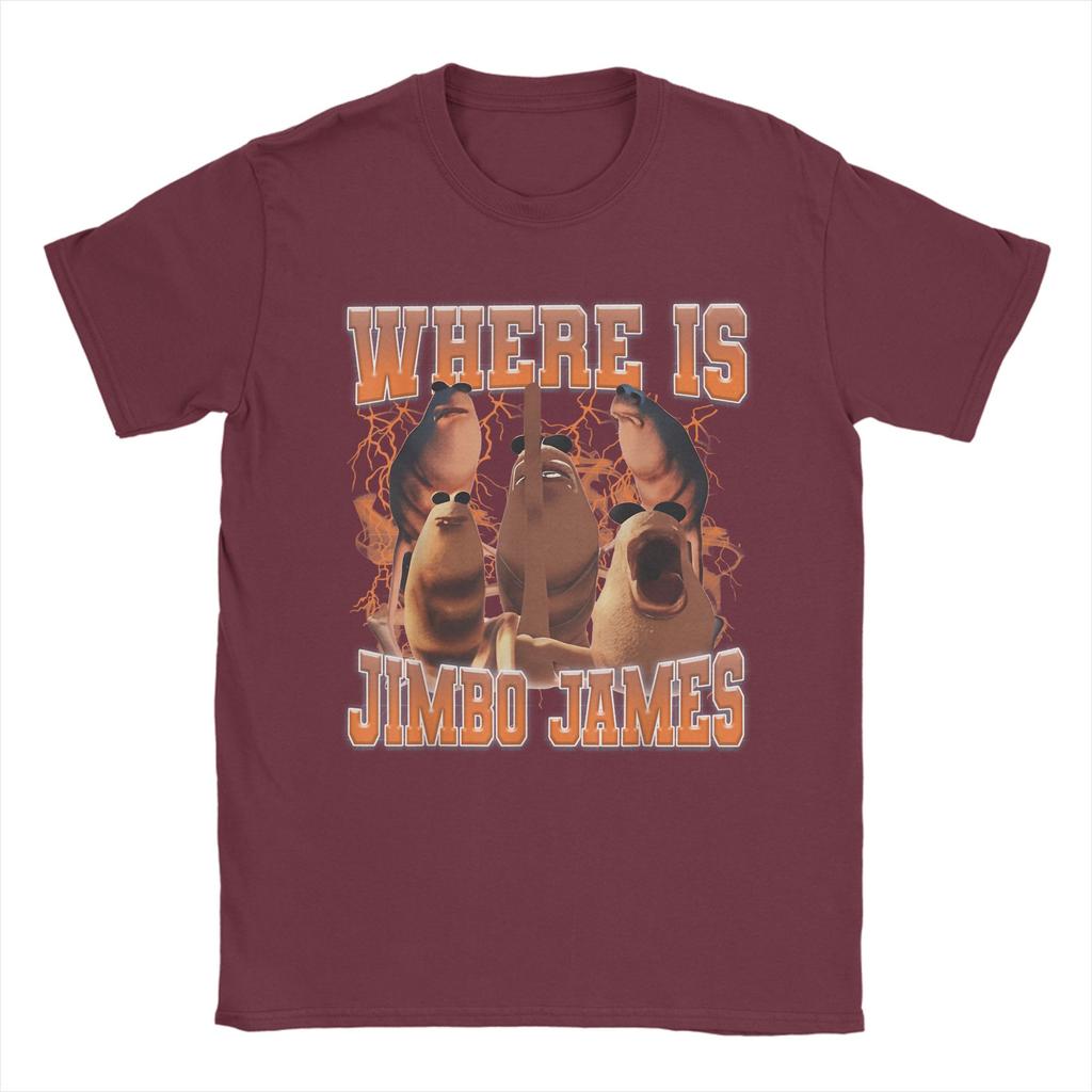 Men T-Shirts Where is The Jimbo Marcus The Worm Vintage Cotton Tees Short Sleeve Funny Meme T Shirt O Neck merch 4XL 5XL 6XL