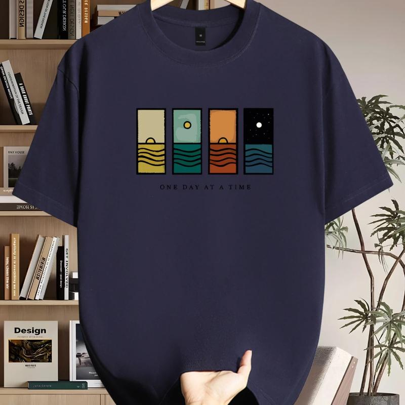 Men'S Pure Short-Sleeved Shirt