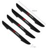 4pcs Car Logo Door Anti-Collision Protective Strip Sticker For Nissan Patrol Letter Badge Y60 Y61 Y62 GY Nismo Auto Accessories