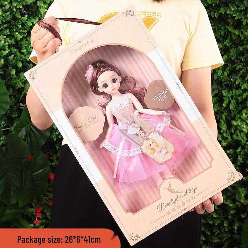 Princess Doll Gift Box Set: Dress-Up Barbie Doll Toys for Girls