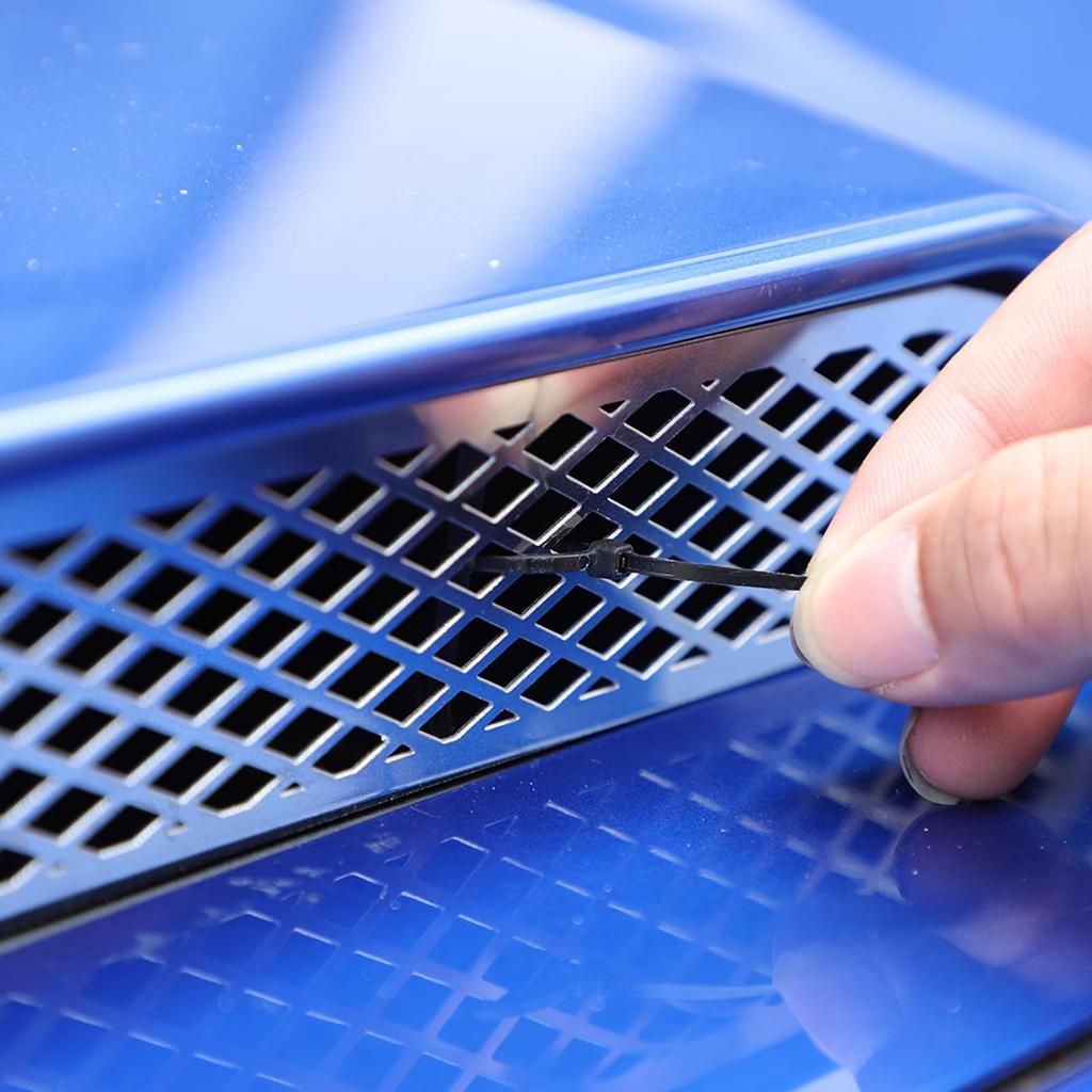 Rustfritt Stål Panser Ventil Panserdeksel for Subaru WRX Luftventil Trim Ventil Inntaksscoop Turbo Front Luft Bilpanser Dummy Luft Eksteriør Biltilbehør