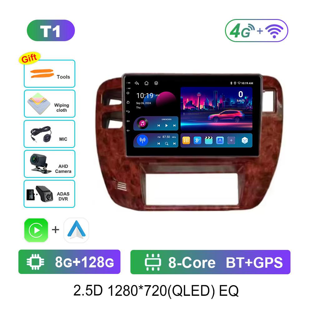 Bluetooth WiFi GPS Navigation Android 14 for NISSAN Patrol 1997 - 2005 Touch Screen Car Radio Multimedia Player 4G DSP Stereo