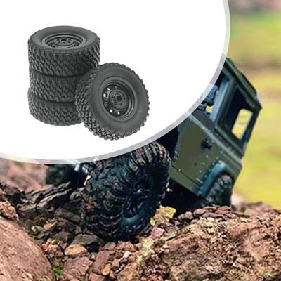 4x RC Car Wheels and Tires Crawler Easy To Install Modification Replacement Part for