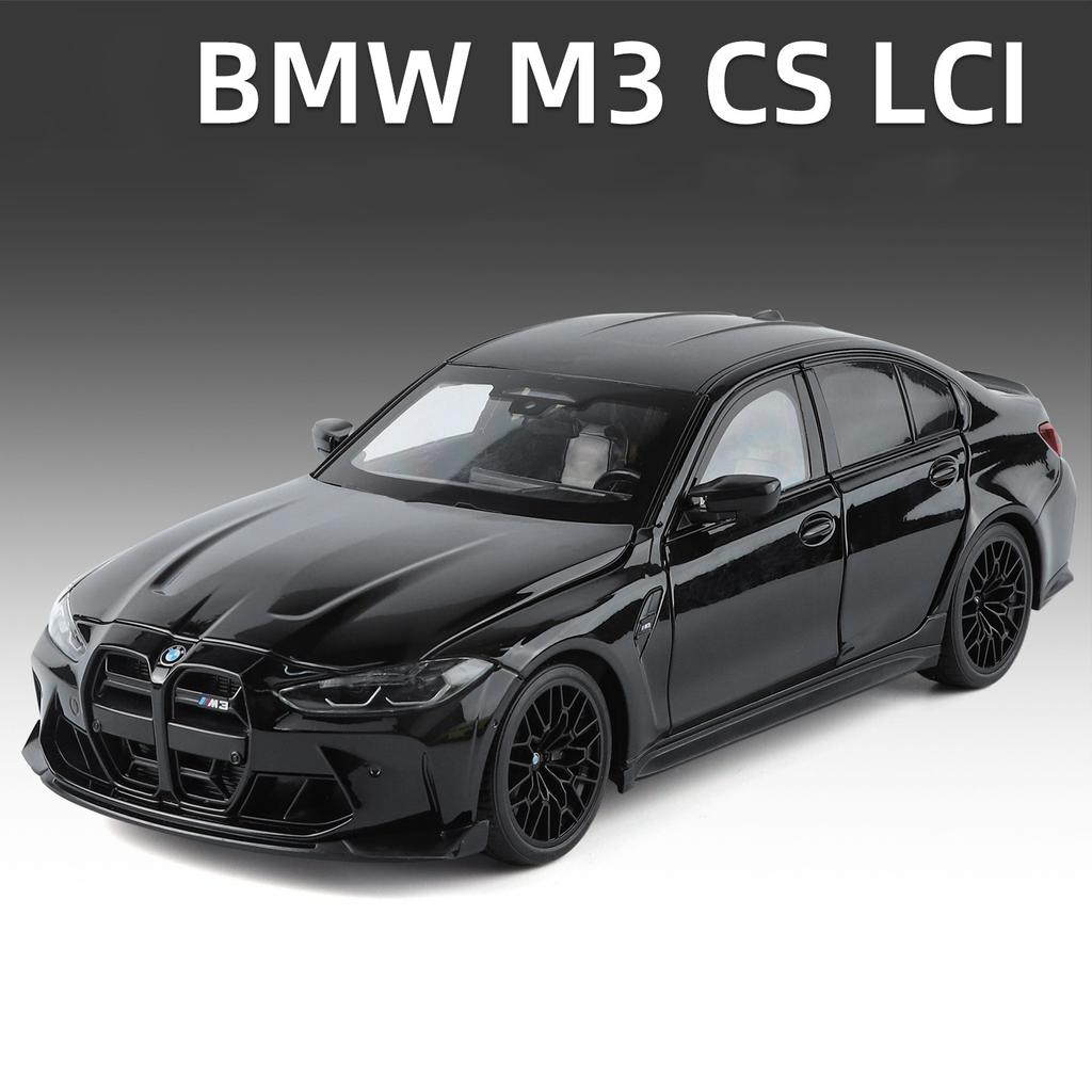 1:18 BMW M3 CS LCI G80 Coupe Legierung Super Sportwagen Modell Druckguss Metall Rennstreckenfahrzeuge Automodell Sammlung Kinderspielzeug Geschenk