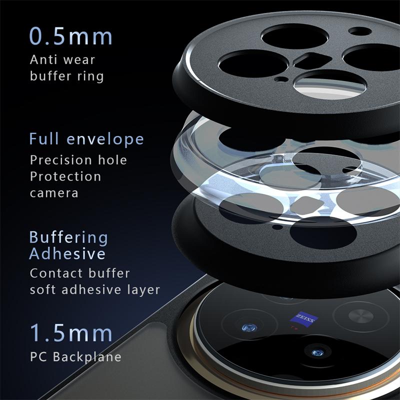 Translucent Matte Phone Case For Vivo X300 Pro Anti-knock Matte PC Full Back Cover For Vivo X300 Pro Case For Vivo X300 Pro Case